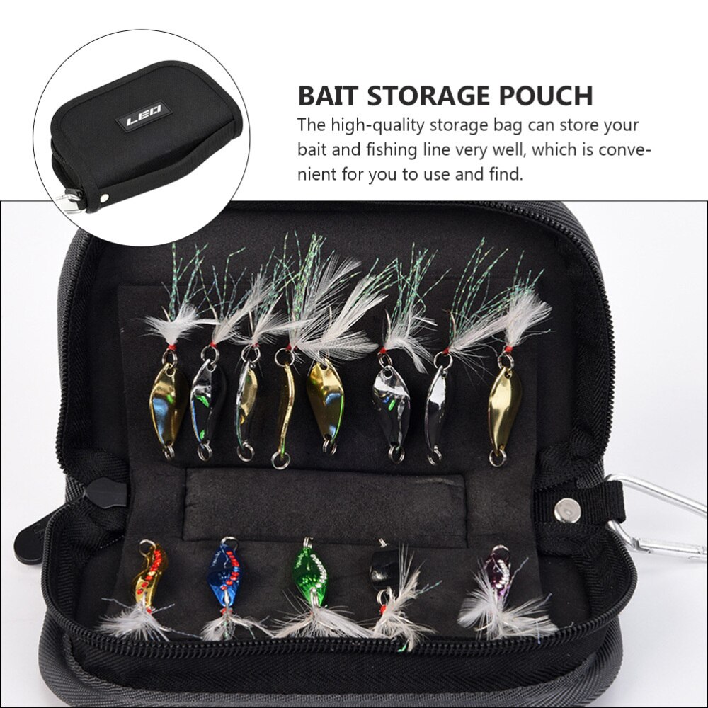 1pc- aderige vislijn opbergtas, zorgvuldig gemaakte draagbare vislijn opbergcontainer voor visliefhebbers.