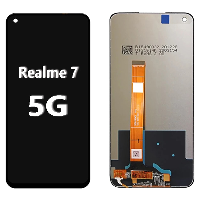 Original Display 6.5" For Realme 7 5G RMX2111 RMX2155 LCD Display Touch Digitizer Screen Assembly Replacement