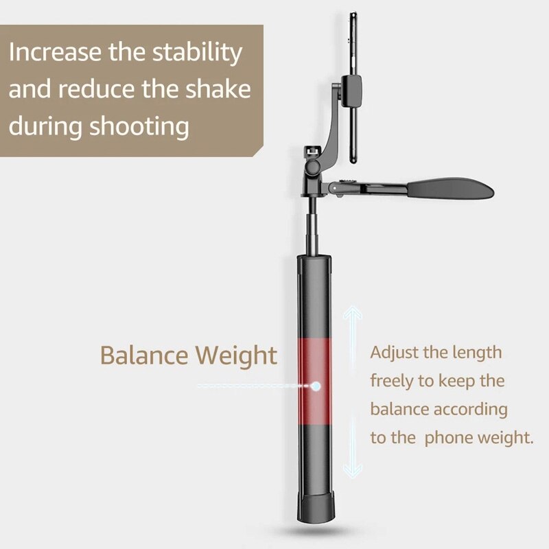 Multi-Angle Switch Handheld Gimbal Stabilizer Smartphone Selfie Stick for Phone Vlog Mobile Phone Gimbals