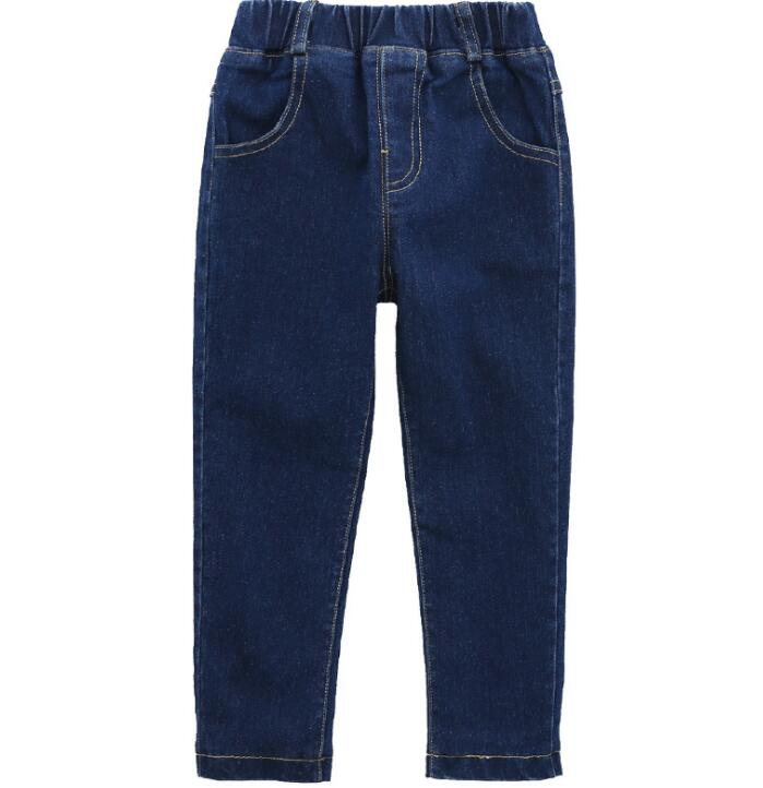 Produktbild von Arbeitshose Kinder XINYUNZU Mädchen Jeans Baggy Elastische Taille Jeanshose Mode Wide Leg Freizeithose Mit Taschen Kinder Outdoor Hose Frühling Breite Hose Jeans Teenager Outlet Shop Sale Schwarz 120 Thermohose Kinder