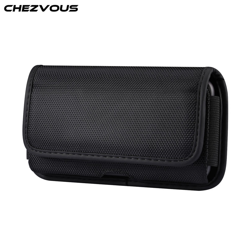 4.7-7.2inch Mobile Phone Waist Bag for Samsung s20 ultra S10E S9 S8plus Holster Belt Clip Pouch for iPhone12 11 pro X XS MAX 7 8