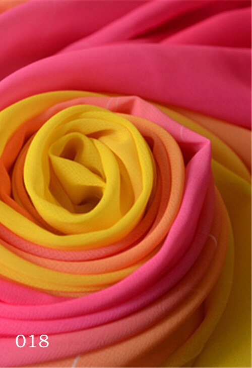 Vestido de gasa para baile en escenario, rampa gradual de 100x150cm, DIY, 015-041: 018 rosy yellow