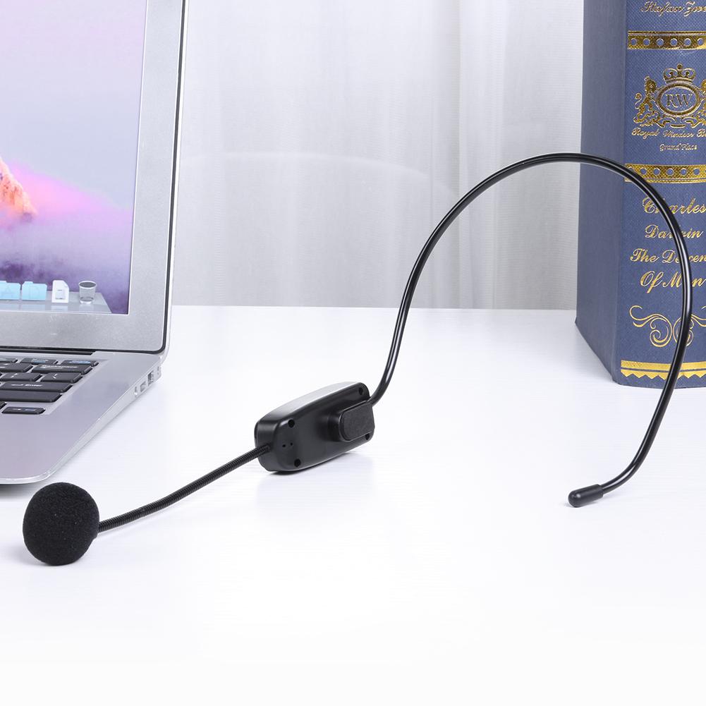 Capacitive Microphone for Teaching Voice Amplifier UHF Headset Wireless Microphone 3.5 to 6.35 Audio Converter Receiver USB5V