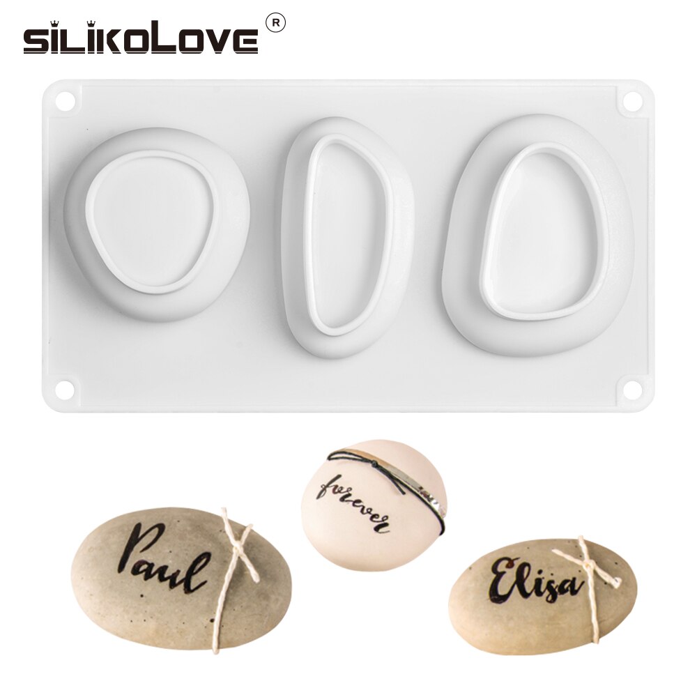 Silikolove 3D Steen Siliconen Mallen Voor Gips Mal Voor Beton Mallen Diy Handgemaakte Steen Casting Mould