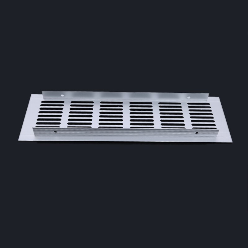 2 stk rektangulær luftventilasjonsgitter ventilasjonsdeksel skap skap garderobeskap mesh hull lamellventil hjem dekor deksel