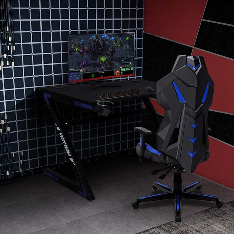 2 In 1 Universal Gaming Headphone Holder Headset Hook Hanger Mount Under Desk Drink Cup Mug Rack Organizer &amp