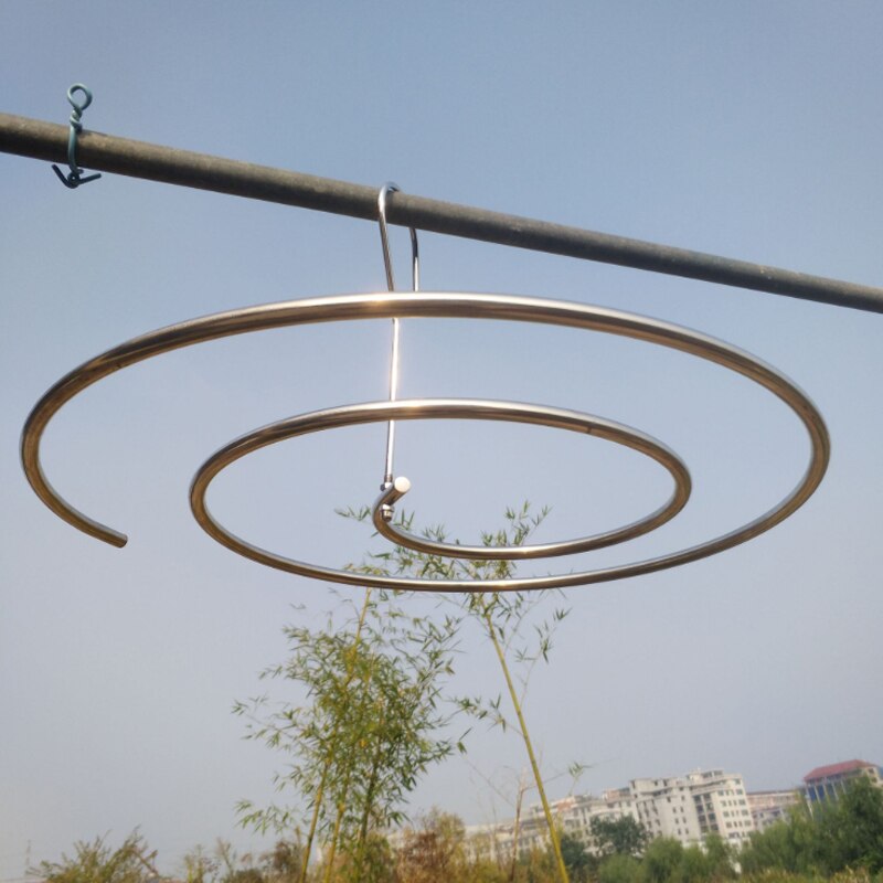 Spiraal Dekbed Lakens Hanger Roestvrij Staal Roterende Droogrek Bespaar Ruimte Deken Hanger Ronde Voor Outdoor Huis Balkon