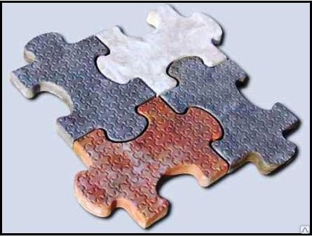 Plastic mallen mould voor beton tuin bestrating paden platen beton "Puzzel" voor bestrating Gips Steen Tegels bestrating mal