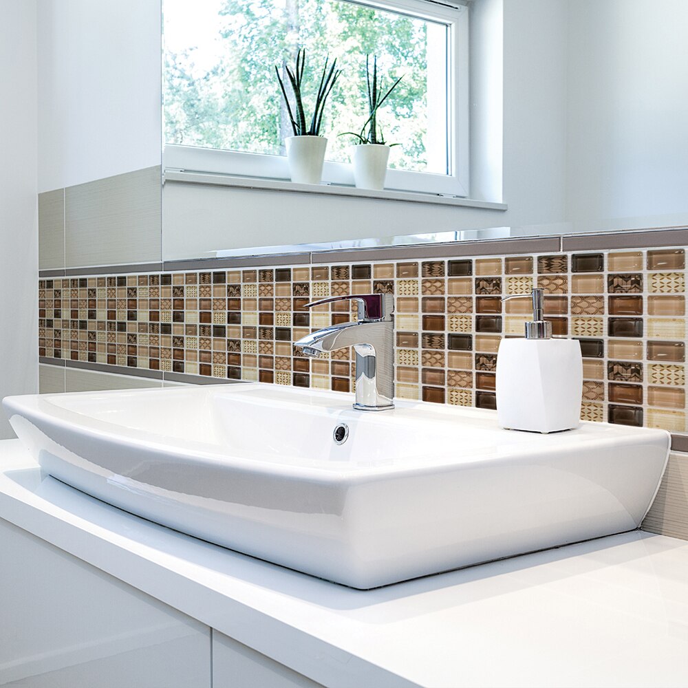 Litschi Leben Mehrfarbig Glas Mosaik Fliesen Quadrat Mosaik Stock Fliesen DIY Kunst Handwerk Machen Zu Hause Dekoration Material