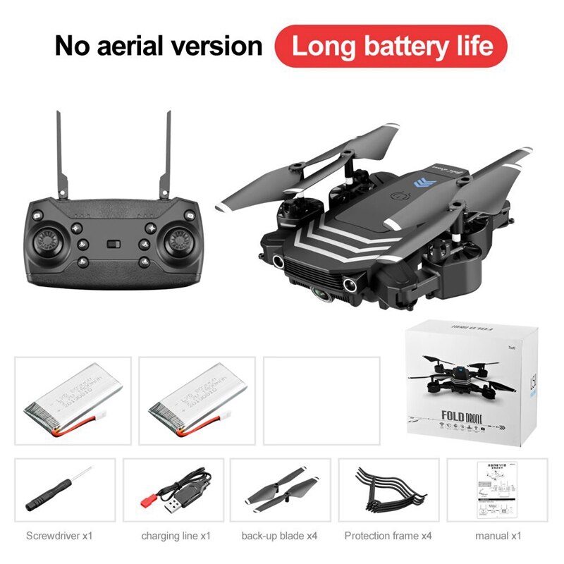 LS11 4K HD Dual Cameras Mini Drone Profissional Folding FPV Quadcopter