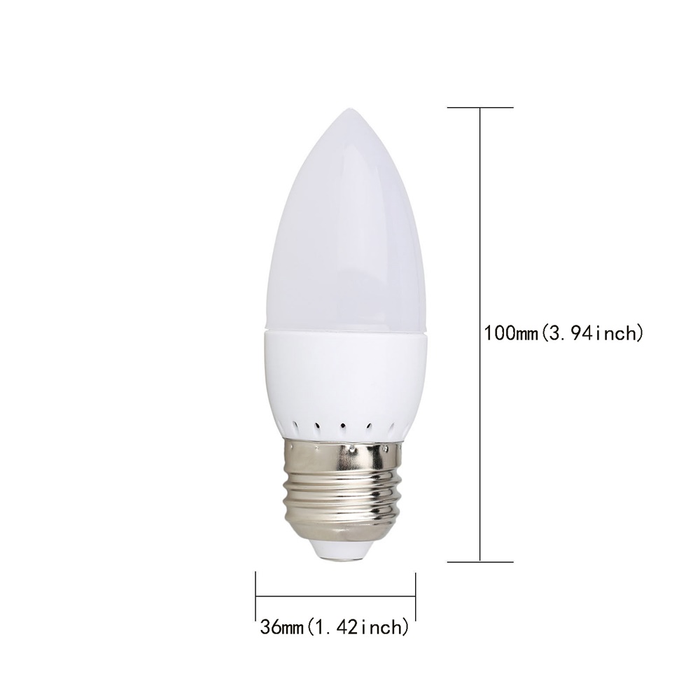 3W LED Kaars Lamp E14 E27 E12 B22 B15 110V 220V 2835 SMD Chandlier Lamp Ampul Bombillas thuis Lichten Vervangen 20W Halogeen Lampen