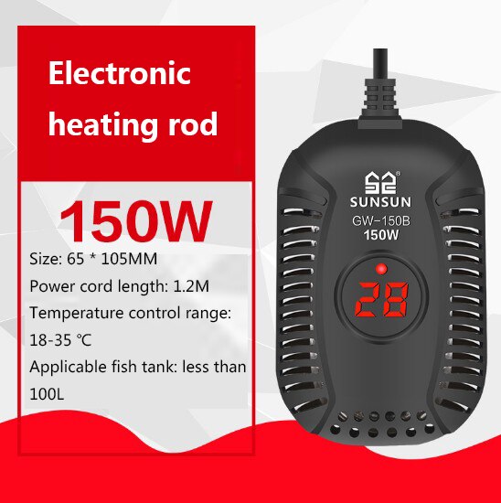 turtle heating rod low water level mini ultra shor... – Grandado