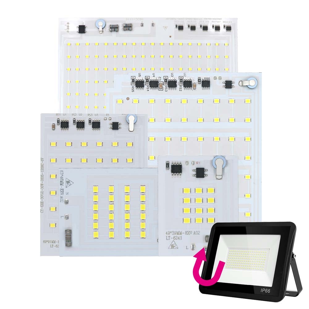 1 sztuk smd led 2835 chip led 220V matrix Super power 100W 50W 30W 20W 10W dla majsterkowiczów reflektor reflektor moduł LED zamiennik lampy