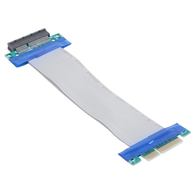 PCI-E 4X Slot Riser Card Extension Flexible Flex Relocate Cable