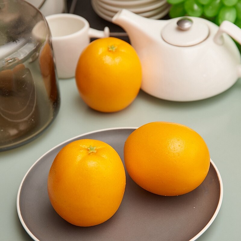Simulatie fruit rekwisieten orange orange voedsel model speelgoed groente-en Decoratie thuis kabinet Decoratie
