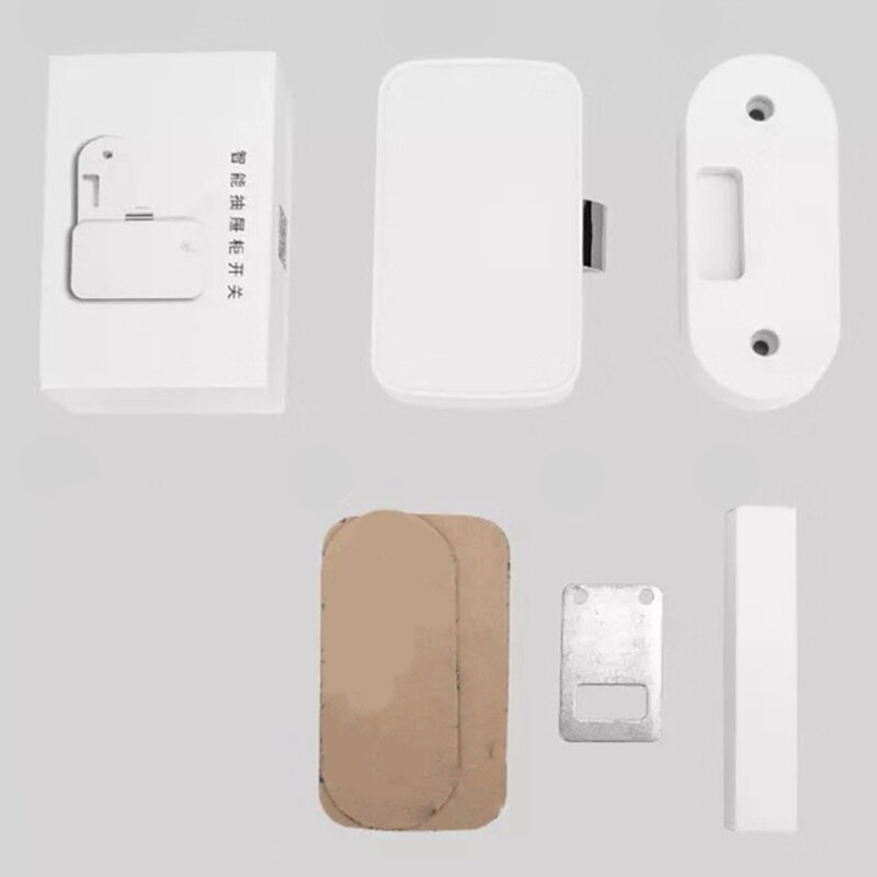 Tuya Smart Bluetooth APP Drawer Lock Free Hole Lock Invisible Lock Filing Cabinet Wardrobe Letter Box Lock