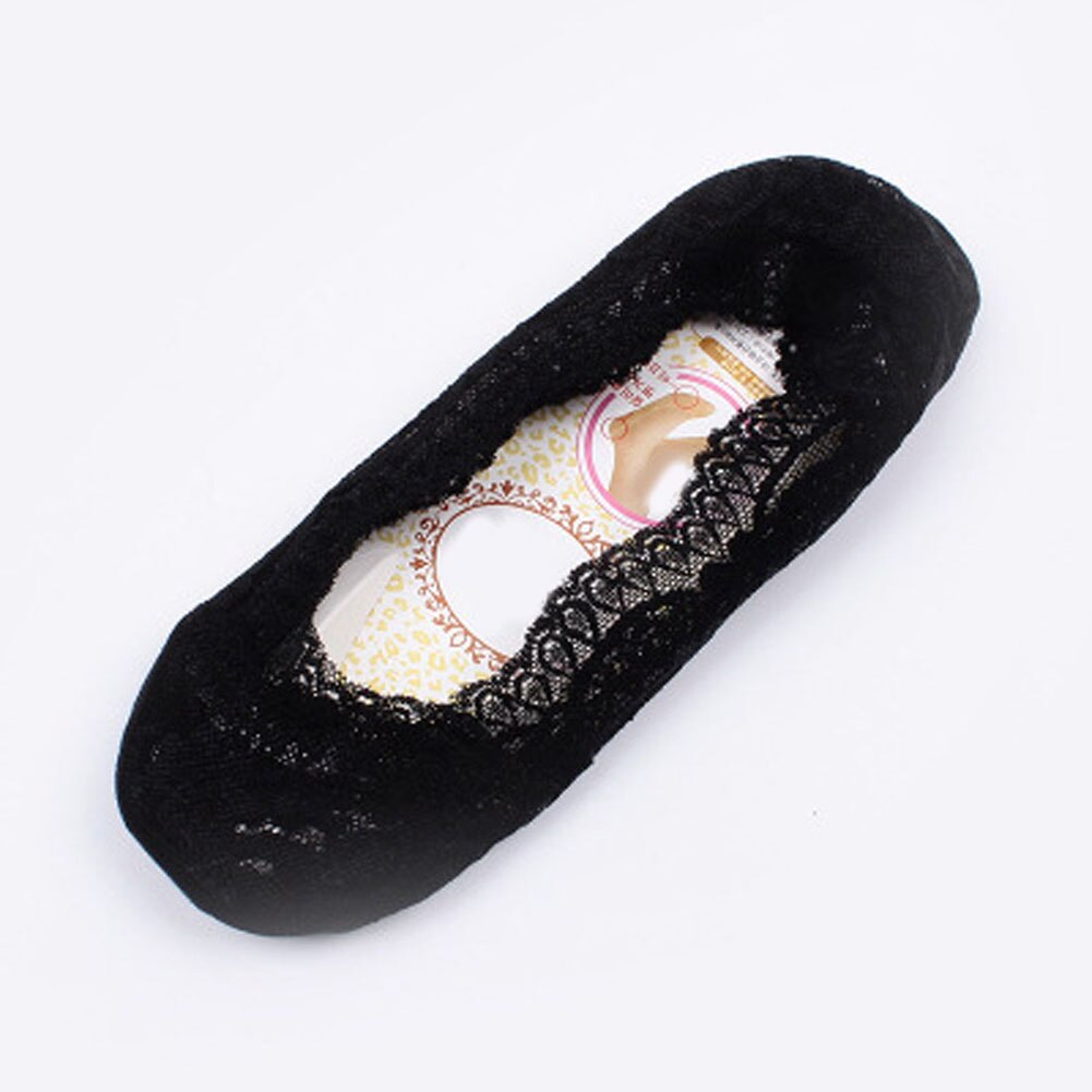 Spring Summer Women's Socks Lace Thin Non-Slip Silicone Invisible Girls Woman Ankle Socks Peas Shoes Low Cut Socks: 11