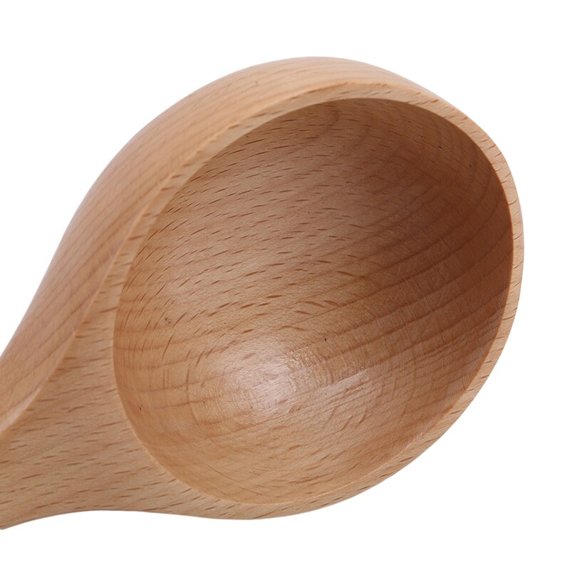 Cuchara de agua de mango corto, cuchara de madera multiusos, vajilla de Protección Ambiental, accesorios de cocina para el hogar