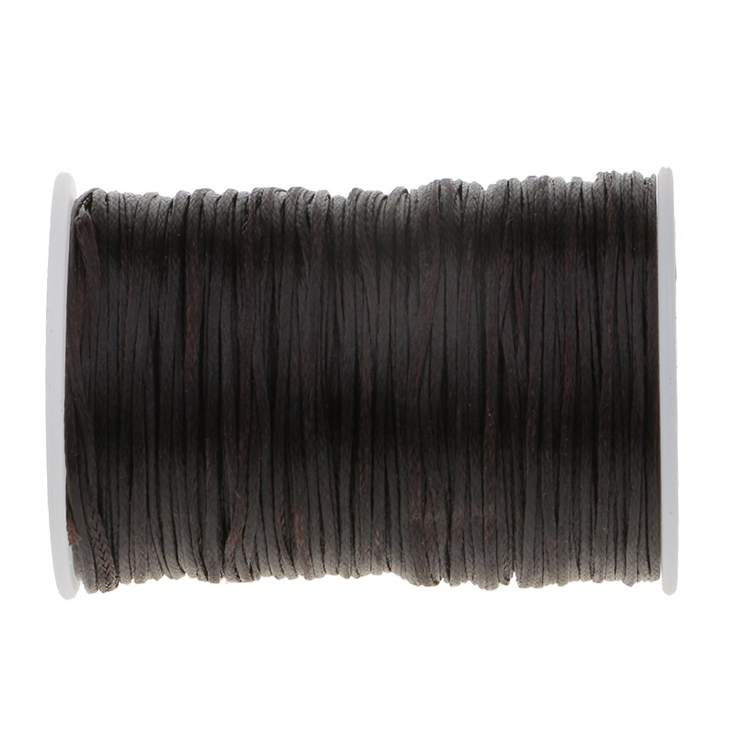 1 Roll 60m Length Polyester Strong Sewing Waxed Thread Leather Line Hand Craft Accessories 1mm Diameter