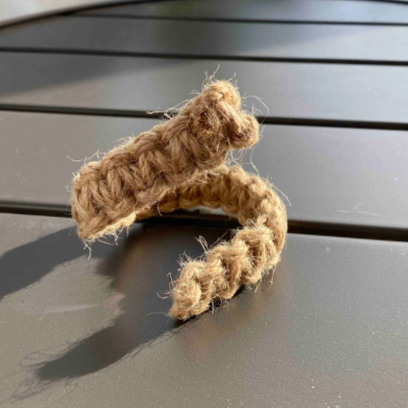 1 Uds. Hebillas de cortina retorcidas, cortina trenzada de yute, lazo de cuerda, Clips de soporte, accesorios de cortina, decoración del hogar