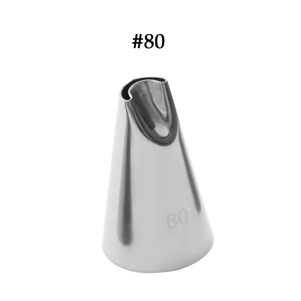 Stainless Steel Russian Nozzle Juju Tulip Icing Piping Tips Cake Baking Ice Cream Making Tools DIY Pastry Decor Accessories: 80