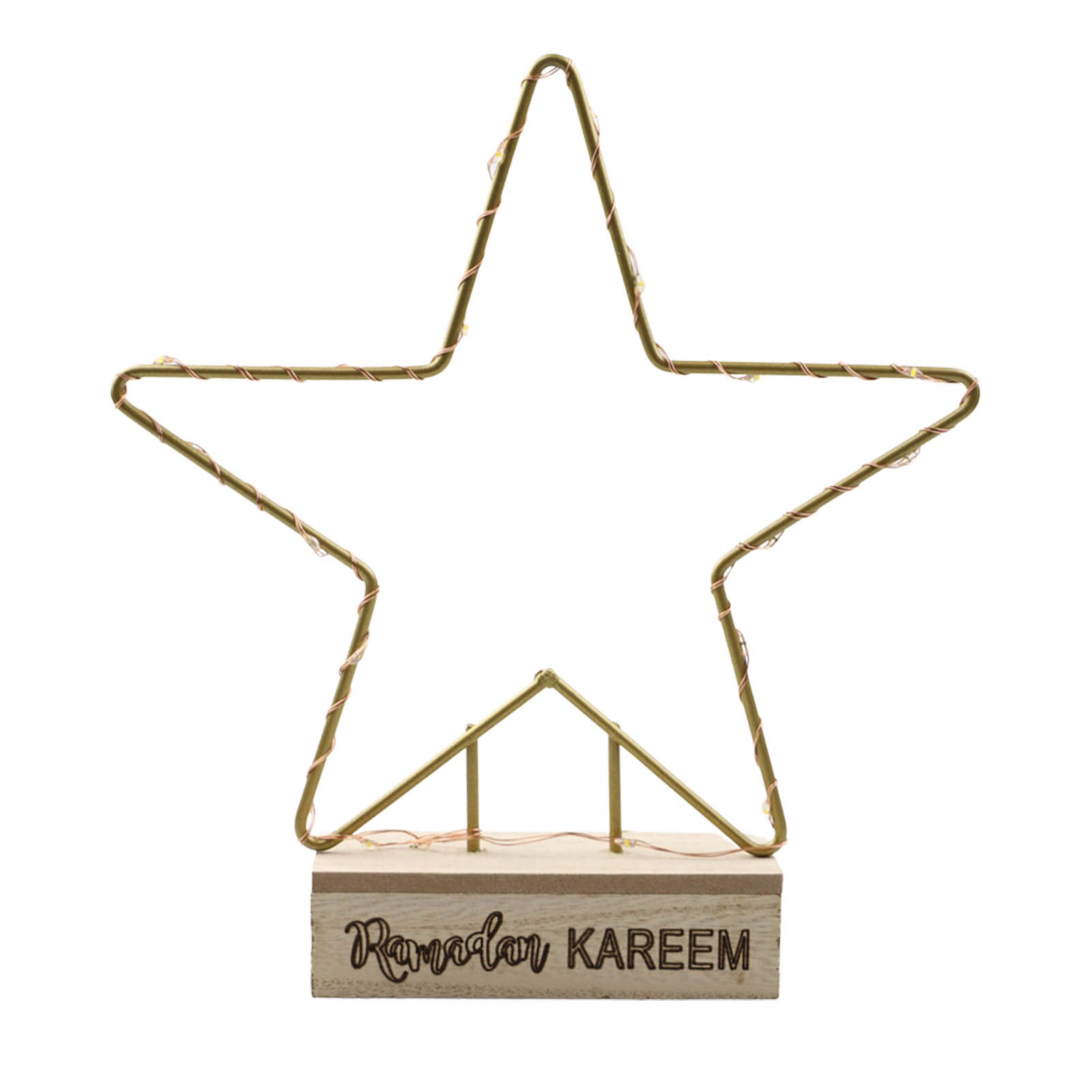1pc EID Mubarak Hollow Wooden Ornament Star Moon Hanging Pendant With String For Muslim Ramadan Kareem Home Party Decoration: D