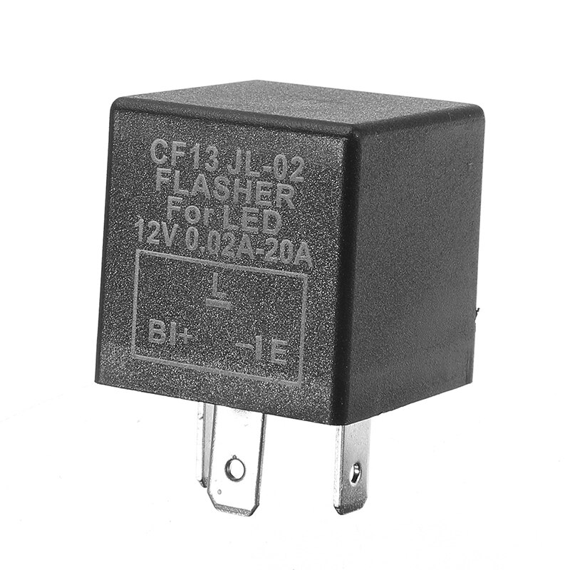 Universial 12V 3 Pin Electronic LED Flasher Relay Strobe For Car Auto Motorcycle LED Turn Signal Lamp