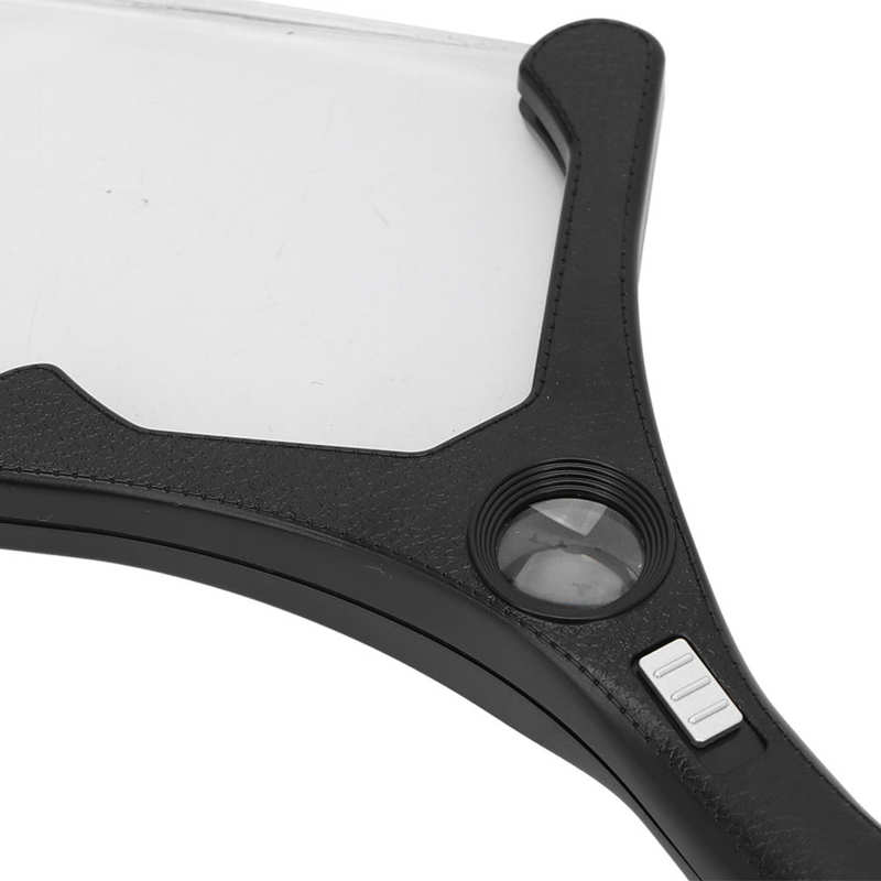 LED Page Magnifier Lighted Magnifying Glass Clear Magnification for Drawing