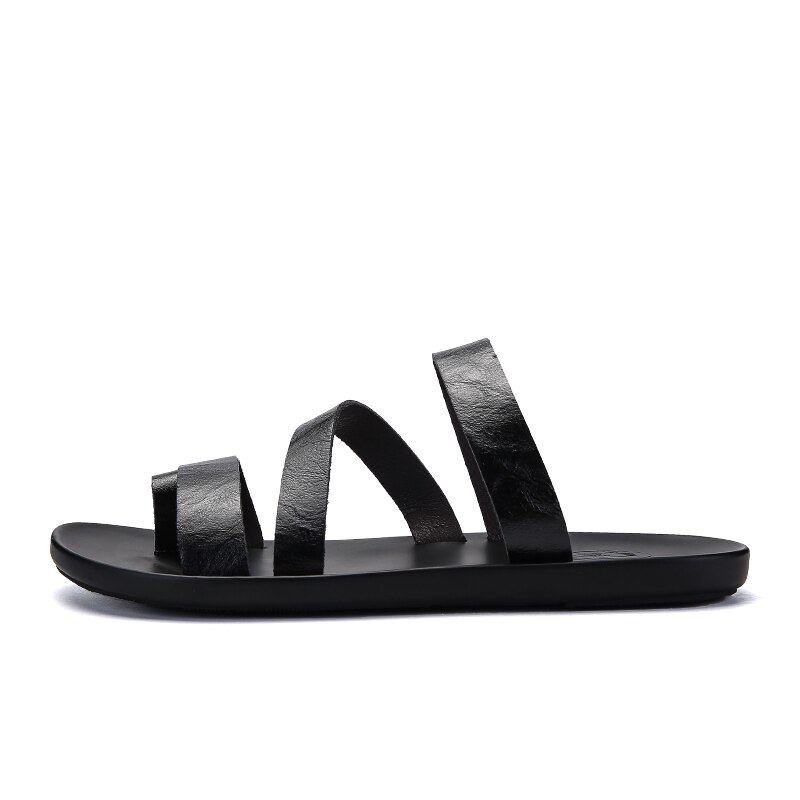 Sandaler tofflor sandles gladiator sandalen cuero beach ete transpirables slide couro sv sandaler sandalier herr man män