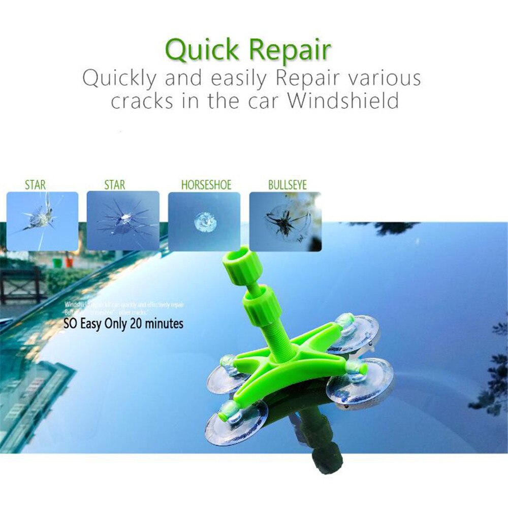 Voorruit Reparatie Kits Diy Autoruit Reparatie Tools Glas Kras Voorruit Crack Herstellen Venster Scherm Polijsten Auto-Styling