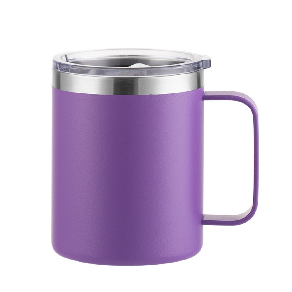 Bouteille d'eau isolée en acier inoxydable, Double couche, Mini tasse sous vide 12oz/14oz, tasse à café antidérapante et anti-fuite, pour le bureau et l'école: Marron / <50 ml