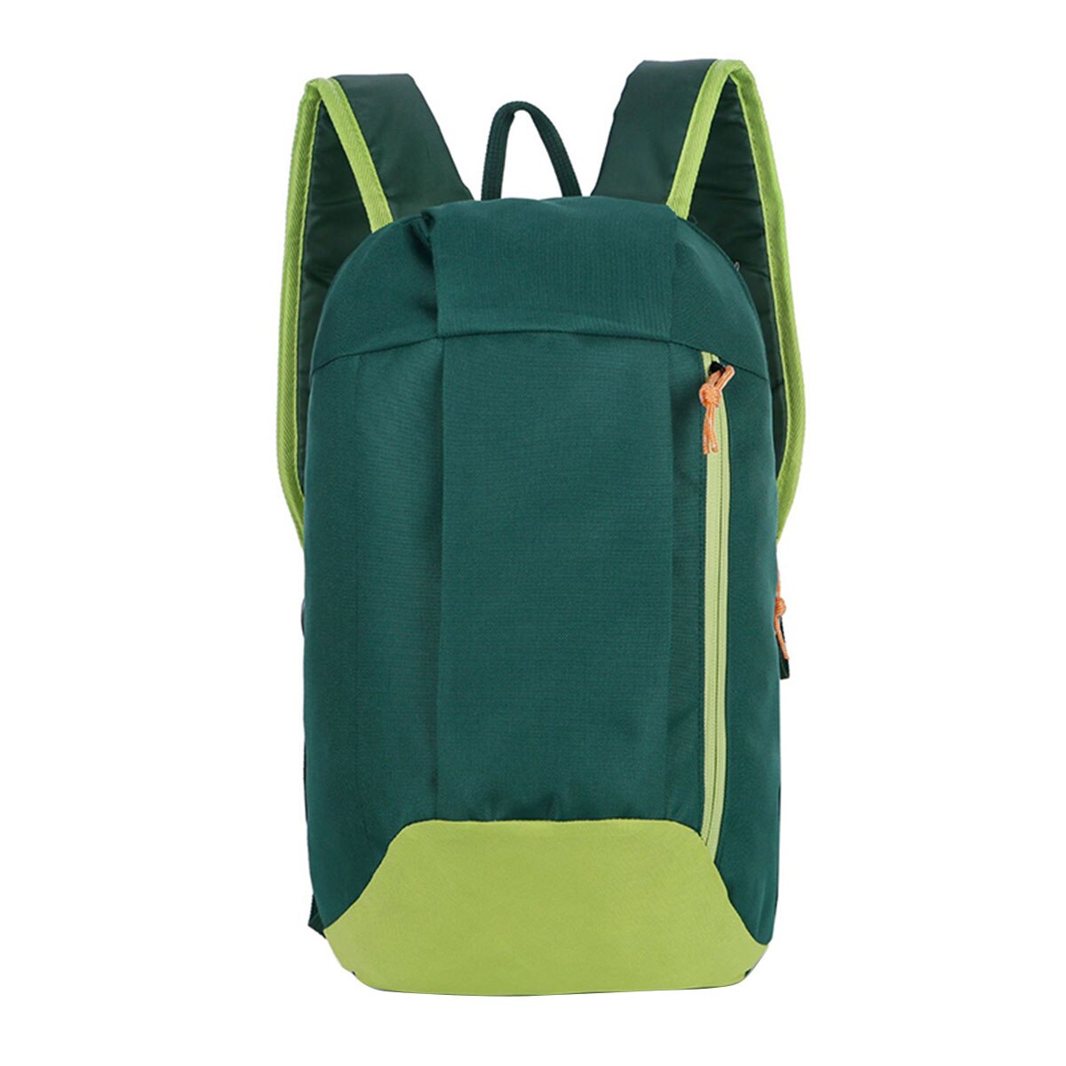 Unisex Outdoor Cycling Backpack Large-Capacity Stitching Color Zipper Opening Clos Wide Shoulder Strap Tear-Resistant Backpack