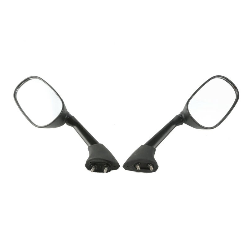 Lado negro espejos retrovisores para YAMAHA YZF-R1 2007 YZF R6 2006-2007