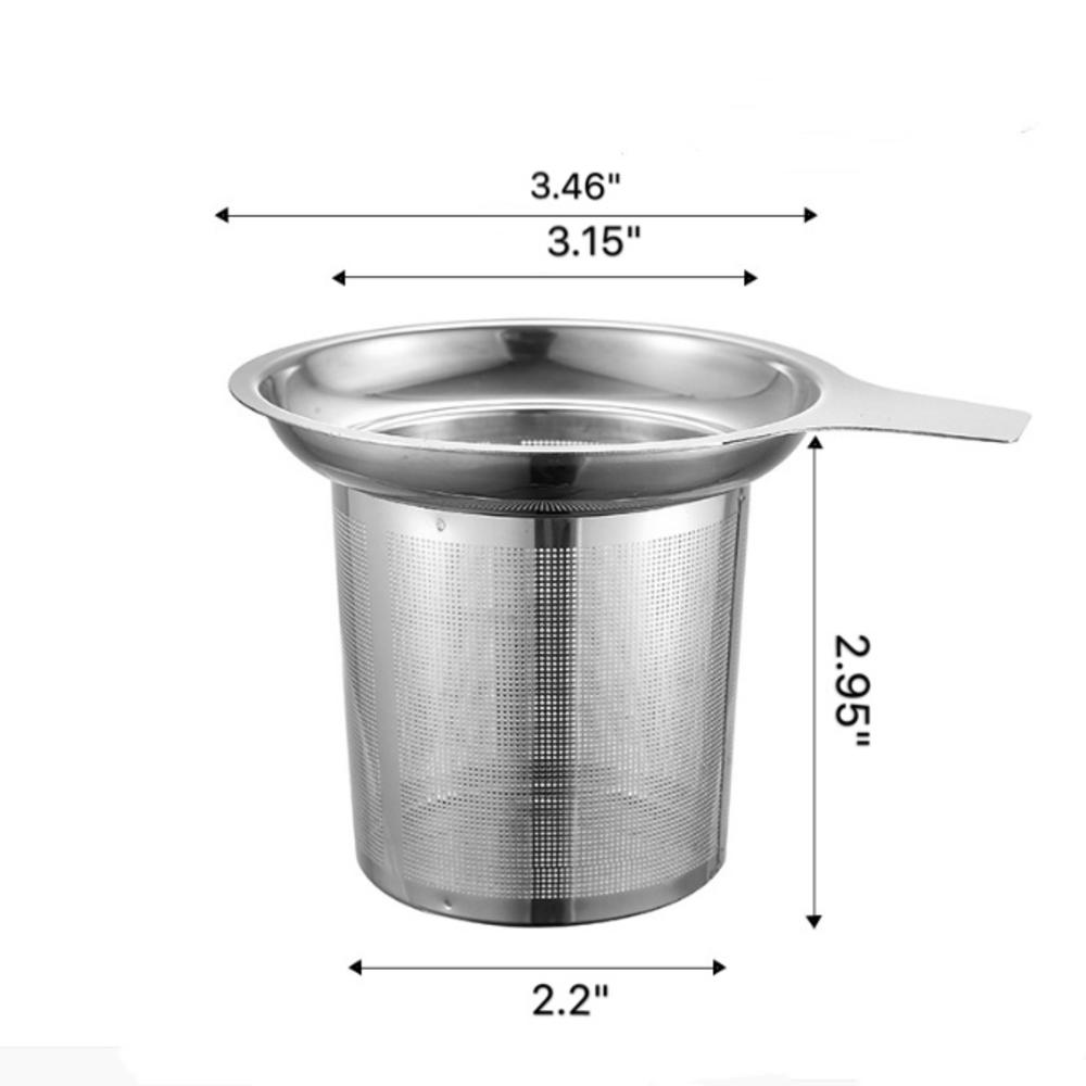 Kitchen Accessories Tea Mesh Metal Infuser Stainless Steel Cup Tea Strainer Tea Leaf Filter Filter Tea Strainer: A
