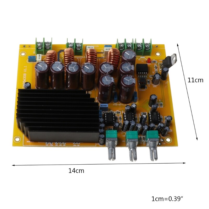 2.1-channel 300W+2x150W TAS5630 Class-D Subwoofer Digital Amplifier Amplificador