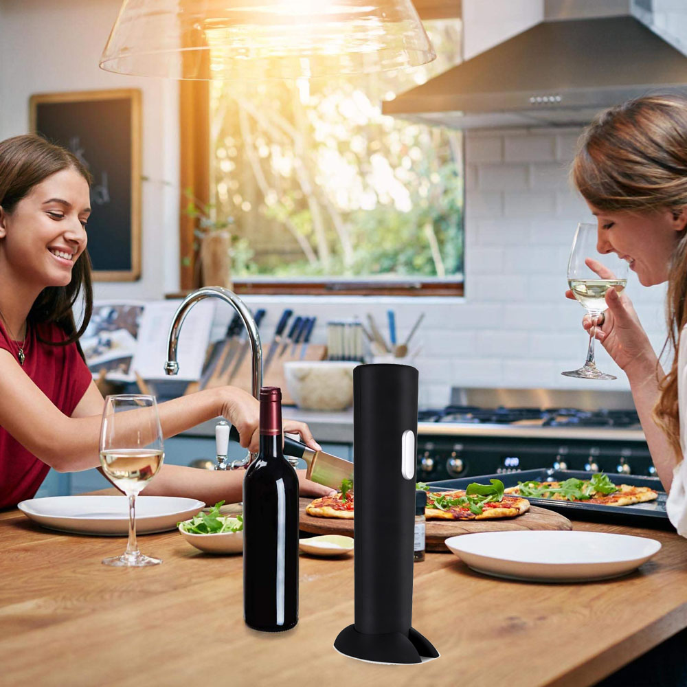 Tomoral Wijn Opener, Wijn Kurkentrekker, Elektrische Wine Opener Kit, Kurkentrekker Wijn Opener met Gratis Foliesnijder