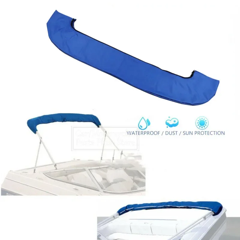 Bootsabdeckung 600D 4 Bogen Bimini Top Yacht Canvas Wasserdicht Anti UV Winter Schnee Boot Pontonabdeckung Kein Rahmen Marine Zubehör
