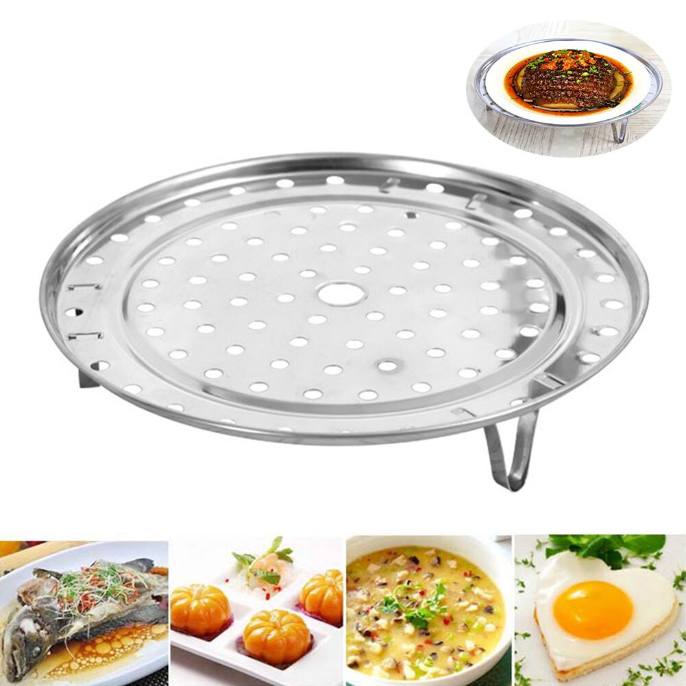 Ronde Kookgerei Rvs Insert Stand Huis Keuken Multifunctionele Afneembare Voorraad Pot Stomen Tray