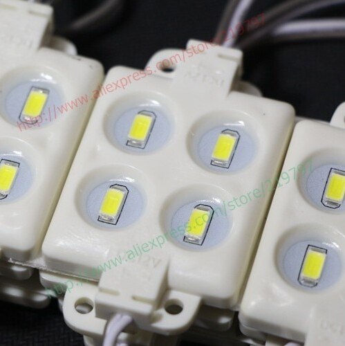 thumbnail image 2 of 50ft (100pcs) 5630 SMD LED Module Strip Kit – 12V Waterproof Lights With Power Supply – For Signs 2 of 5
