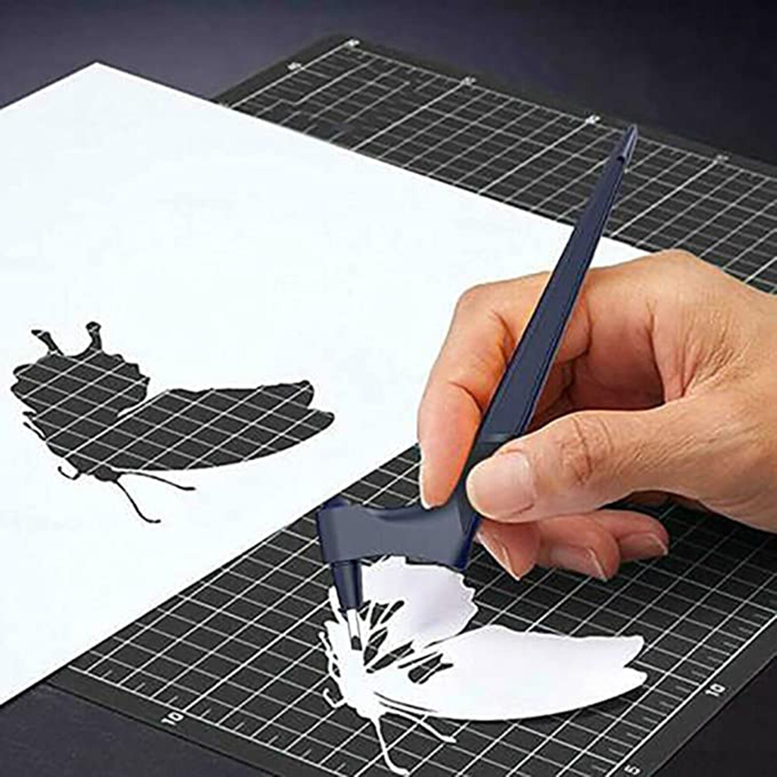 Rotierenden Klinge Schneiden Handwerk Cutter Messer 360 ° Stahl Rotierenden Klinge Schneider Papier Messer Zubehör Kunst Schneiden Werkzeug AUF Lagerbier