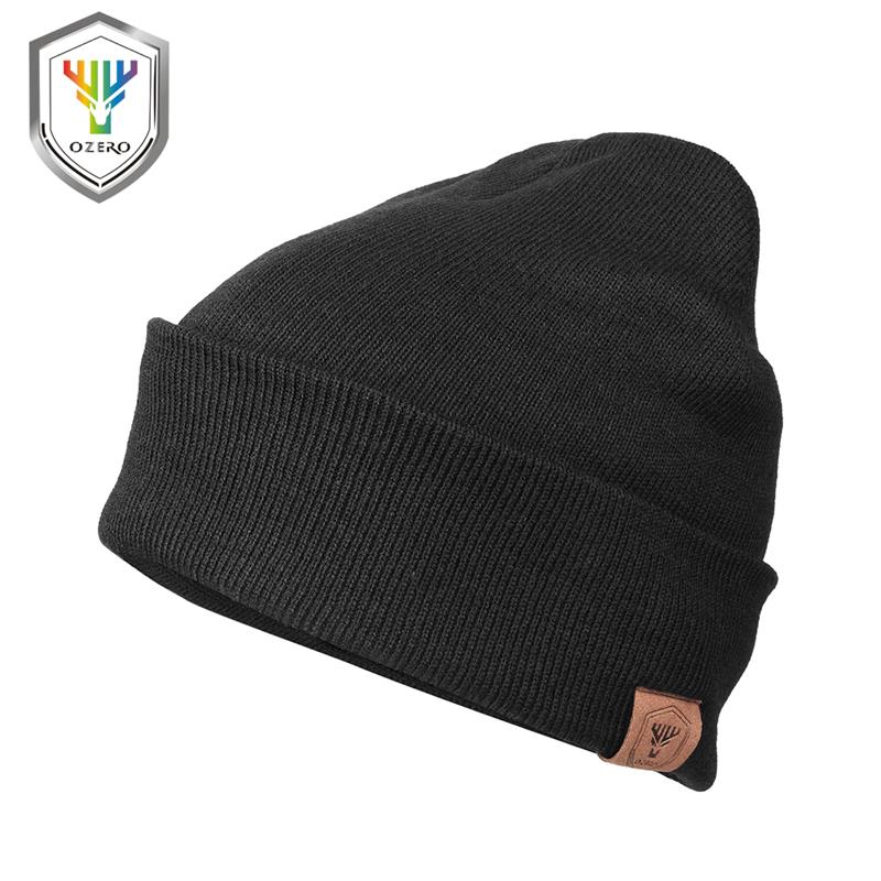 Ozero Winter Hoeden Running Caps Gebreide Hoeden Outdoor Sport Snowboarden Cap Winter Winddicht Dikke Warme Running Cap Ski Hoeden 001