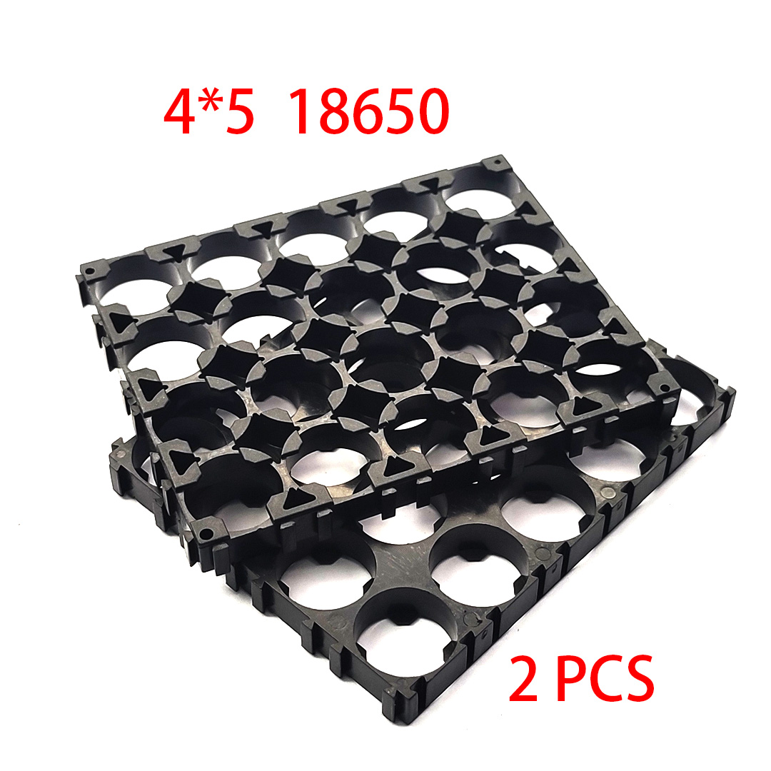 18650 Lithium Cell Cylindrical Battery Case Holder Batteries Pack Plastic Holder Bracket for Diy Battery Pack: Pink