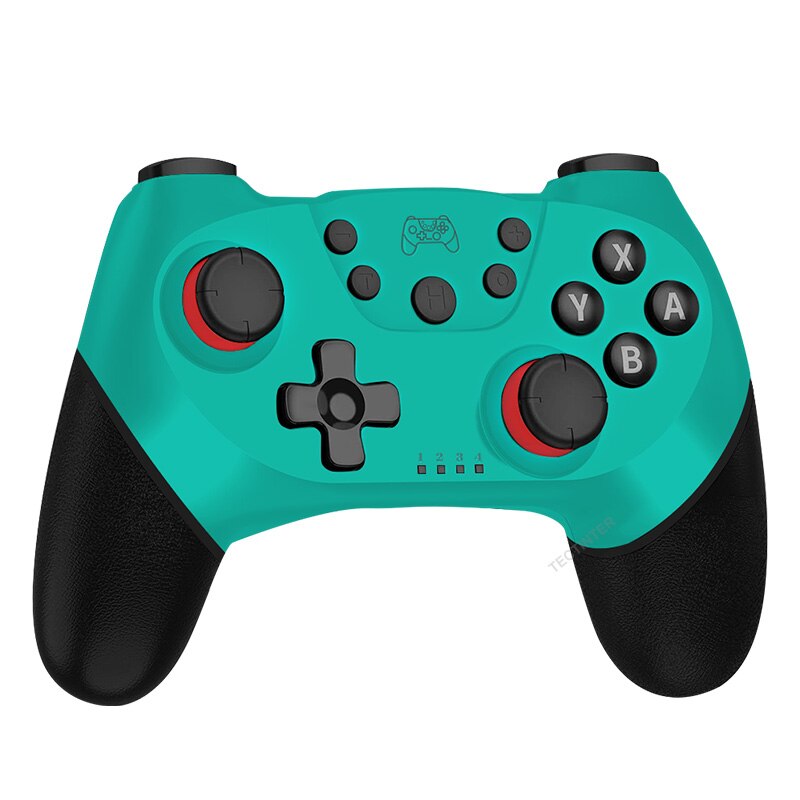 Mando inalámbrico con bluetooth para Nintendo Switch Pro, controlador joystick de juego para consola Switch con 6 ejes: Green