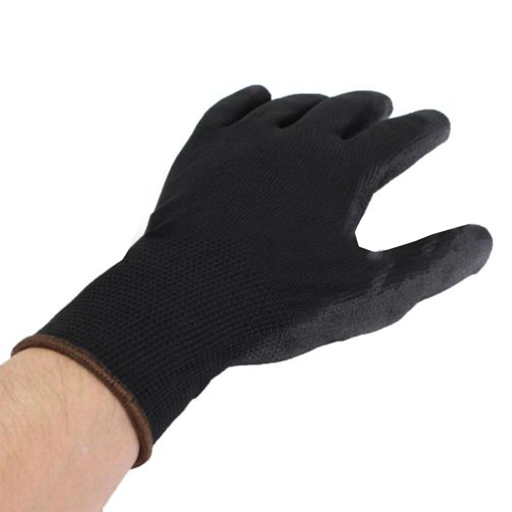 Guantes antiestáticos para protección de los dedos, guantes de trabajo electrónicos antiestáticos, guante de PC recubierto con palma de nailon PU: No.3