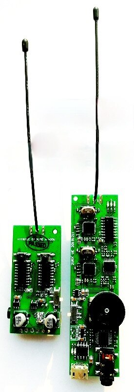 Uhf Stereo Draadloze Audio Transceiver Module Audio Zender Draadloze Speaker Module Muziekinstrumenten Diy Artefact