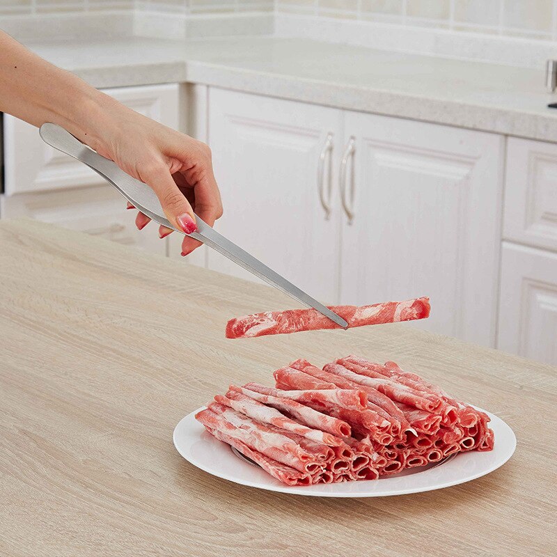 Edelstahl 304 Lebensmittel Clip Steak Clip Braten Zange Spachtel Grill Clip Gebratener Fisch Spachtel Zange Brot Lebensmittel Pfannkuchen Clips