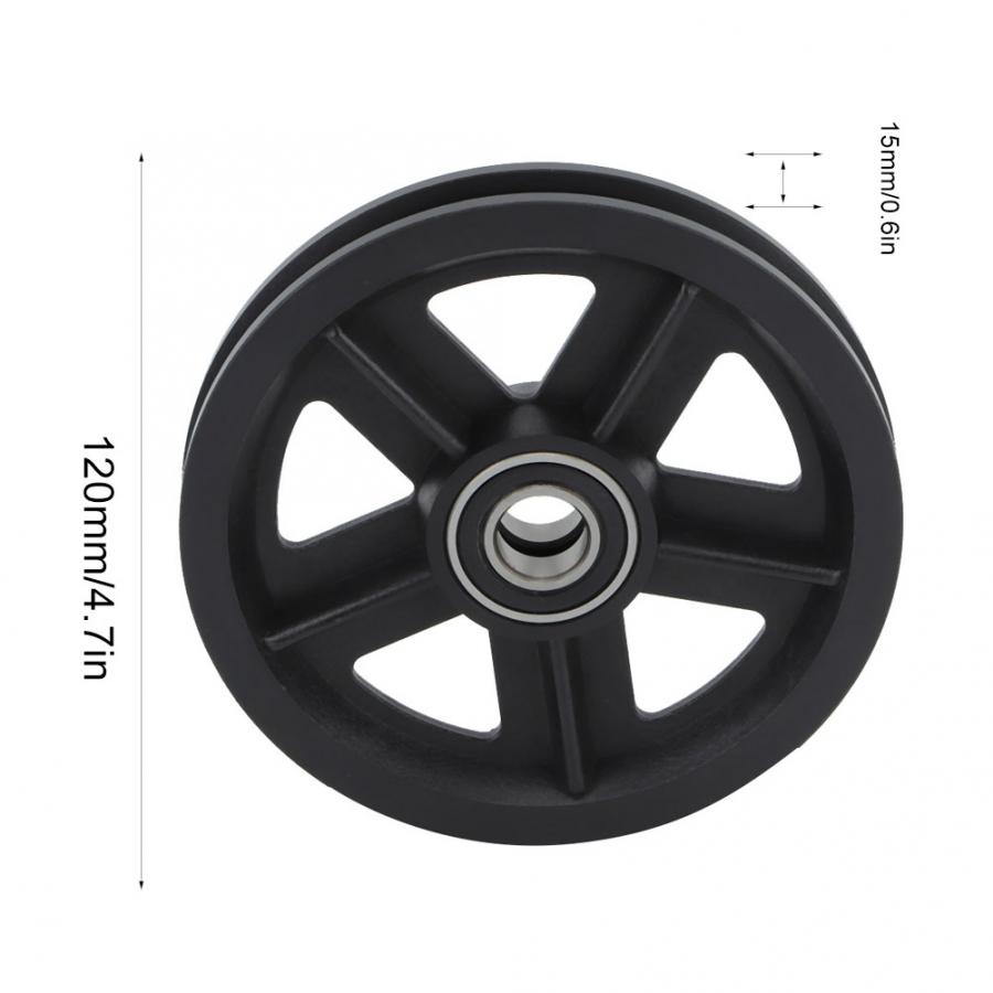 Polia da porta deslizante do agregado familiar deslizante porta do celeiro ferragem rolo kit cabide