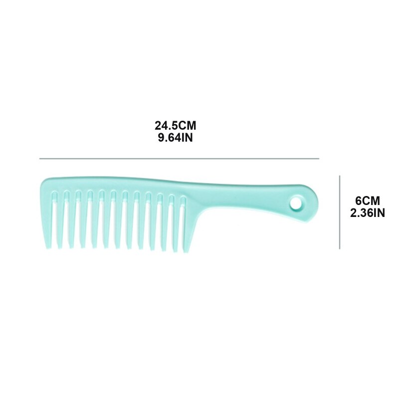 Pro Hairdress Wide Tooth Comb for Women Men Wet Dry Curly Straight Hair Brush 27RC