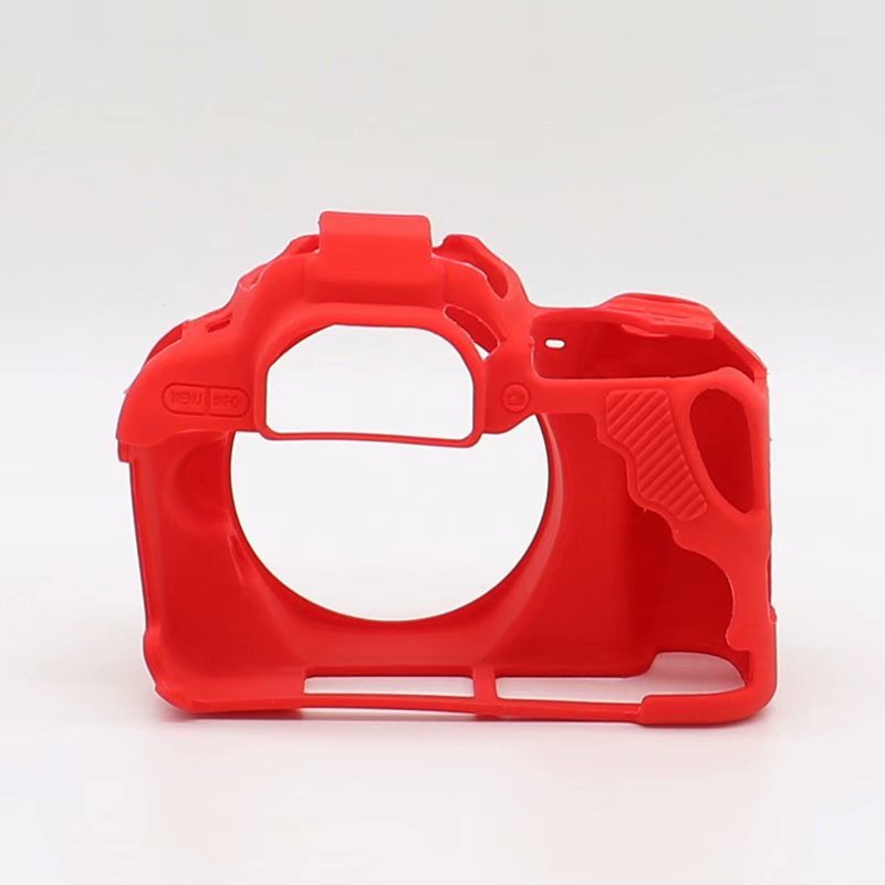 Funda de silicona de goma para cámara Canon EOS 200D Rebel SL2 Kiss X9 DSLR, Protector de cuerpo suave, piel: rose
