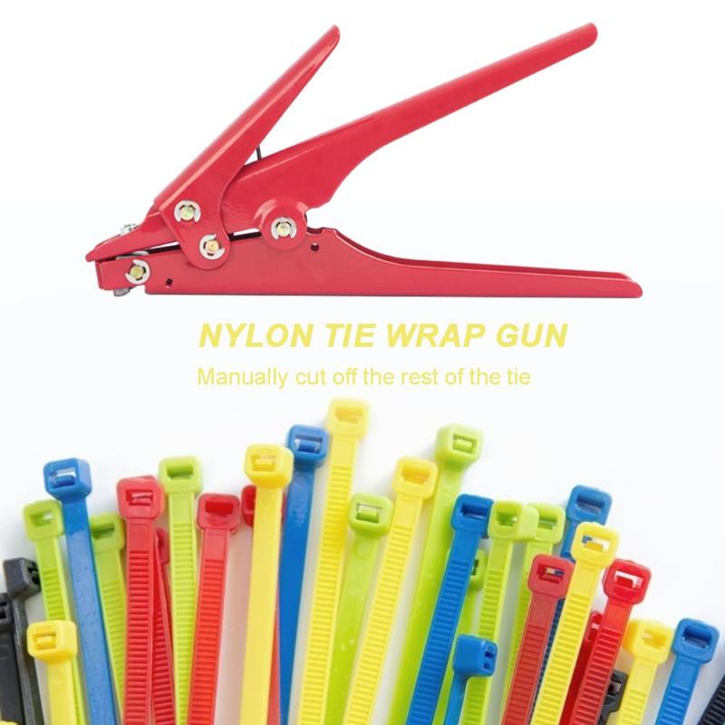 High Carbon Steel Automatic Tension Nylon Zip Cable Tie Hand Tools Fastening Strapping Cutting Cables Wires Clamp Pliers